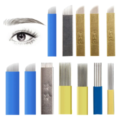 E.O.Gas Sterile Eyebrow Microblading Needle 12 Pins High Quality Nano Microblading Needles