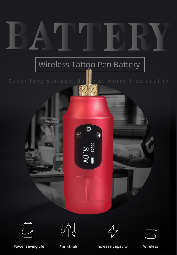 Wholesale Wireless Tattoo Pen Battery Large Capacity Easy to Operate Tattoo Machine Battery